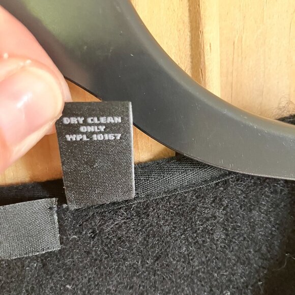 Quotation Womens 100% Cashmere Coraline Blue Key Sweater Size Large Black SP EXC - Picture 8 of 11